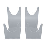 2pcs Acrylic Shofar Stand Clear Transparent Shofar Stand Sturdy Shofar Holder for Home Office Decor