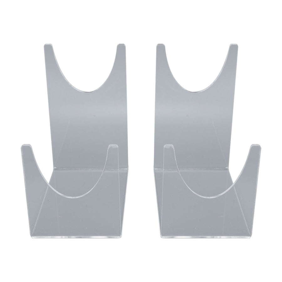 2pcs Acrylic Shofar Stand Clear Transparent Shofar Stand Sturdy Shofar Holder for Home Office Decor