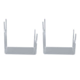 2pcs Acrylic Shofar Stand Clear Transparent Shofar Stand Sturdy Shofar Holder for Home Office Decor