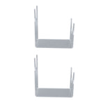 2pcs Acrylic Shofar Stand Clear Transparent Shofar Stand Sturdy Shofar Holder for Home Office Decor