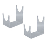 2pcs Acrylic Shofar Stand Clear Transparent Shofar Stand Sturdy Shofar Holder for Home Office Decor