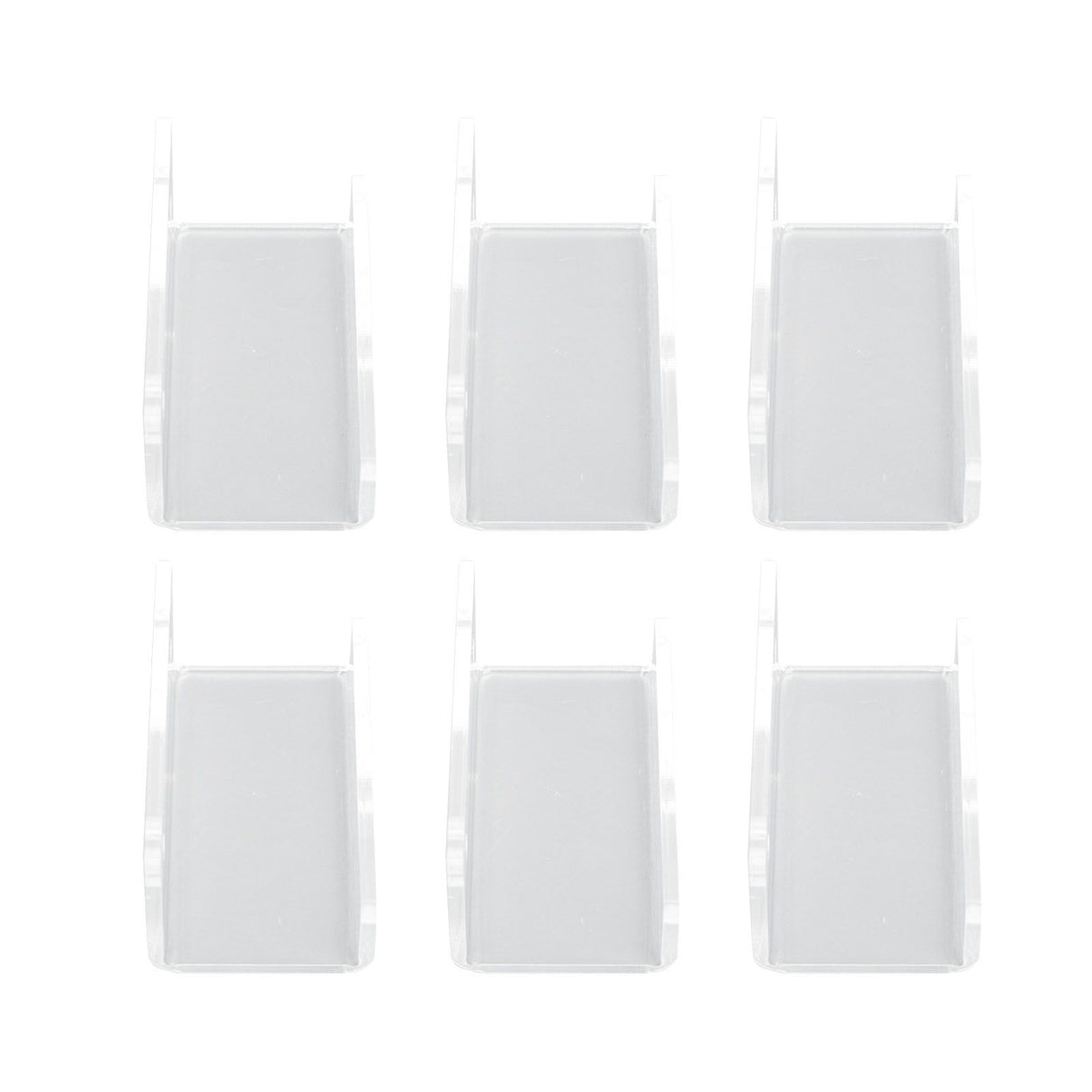 6Pcs Wall Mount Vinyl Record Shelf Clear Clear Acrylic Record CD Storage Rack Floating Wall Shelves for Bathroom Bedroom Living Room Kitchen