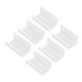 6Pcs Wall Mount Vinyl Record Shelf Clear Clear Acrylic Record CD Storage Rack Floating Wall Shelves for Bathroom Bedroom Living Room Kitchen - Extra Image