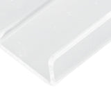 6Pcs Wall Mount Vinyl Record Shelf Clear Clear Acrylic Record CD Storage Rack Floating Wall Shelves for Bathroom Bedroom Living Room Kitchen