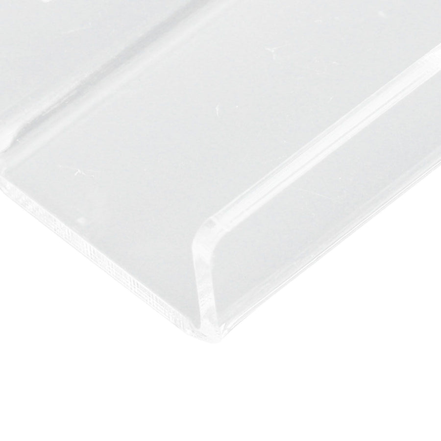 6Pcs Wall Mount Vinyl Record Shelf Clear Clear Acrylic Record CD Storage Rack Floating Wall Shelves for Bathroom Bedroom Living Room Kitchen