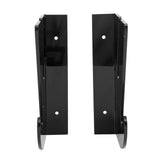 2 Pcs Acrylic Skateboard Rack Wall Mount Skateboard Storage Rack Load Bearing Skateboard Hanger with Hooks - Side View