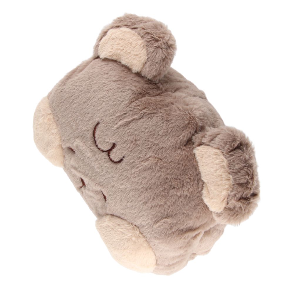 Stuffed Animals Travel Blanket Pillow Set Soft Plush Hugging Pillow Cute Plush Toy with Hand Warmer Design for Travel Home Office Bear