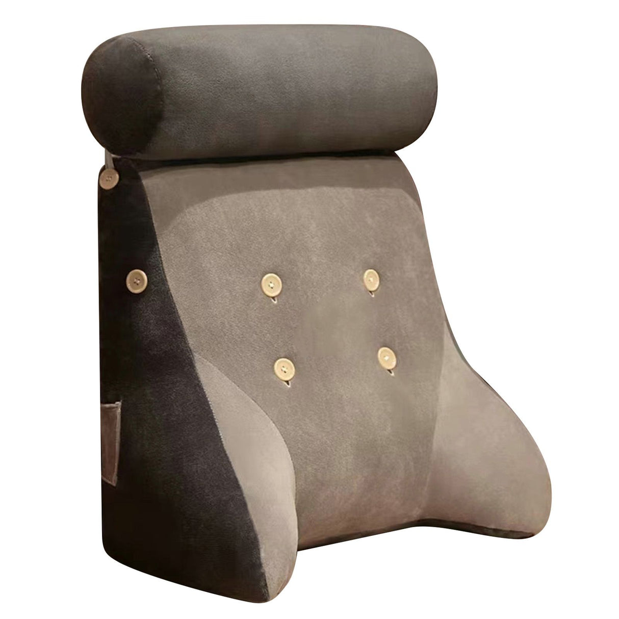 Backrest Pillow Washable Removable Cover Soft Cartoon Animal Back Support Cushion for Office Chair Bedside Dog