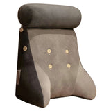 Backrest Pillow Washable Removable Cover Soft Cartoon Animal Back Support Cushion for Office Chair Bedside Dog