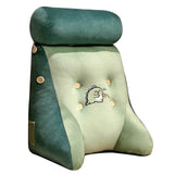 Backrest Pillow Washable Removable Cover Soft Cartoon Animal Back Support Cushion for Office Chair Bedside Dinosaur