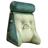 Backrest Pillow Washable Removable Cover Soft Cartoon Animal Back Support Cushion for Office Chair Bedside Dinosaur