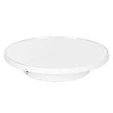 Rotating Display Stand 2 in 1 Automatic 360 Degree Electric Turntable with Remote Control for Photography Product Jewelry White