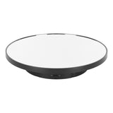 Rotating Display Stand 2 in 1 Automatic 360 Degree Electric Turntable with Remote Control for Photography Product Jewelry Black