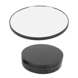 Rotating Display Stand 2 in 1 Automatic 360 Degree Electric Turntable with Remote Control for Photography Product Jewelry Black