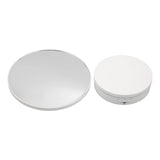 Rotating Display Stand Plastic Glass 360 Degree Electric Motorized Turntable with USB Cable for Photography Products Shows Jewelry Watch Cake White