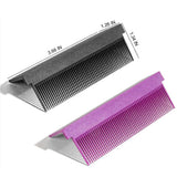Flat Iron Comb Straightening Comb Attachment Plastic DIY Comb Accessory for Women Salon Hair Style Home Black