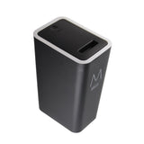 Household Garbage Cans Sealed Large Capacity Odorless With Press Top Plastic Trash Bin For Home Kitchen Living Room Bathroom Black