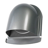 304 Stainless Steel Exhaust Hood Weatherproof Round Ventilation Grill Range Hood Exhaust Pipe Cover 100mm U Shaped