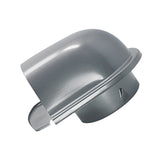 304 Stainless Steel Exhaust Hood Weatherproof Round Ventilation Grill Range Hood Exhaust Pipe Cover 100mm U Shaped