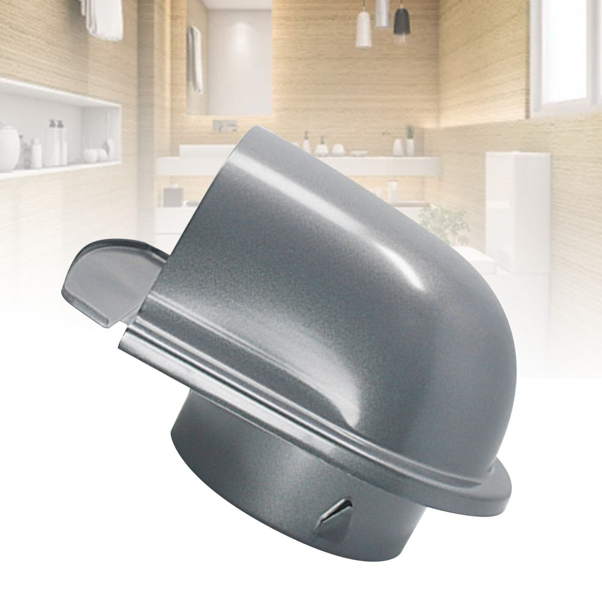 304 Stainless Steel Exhaust Hood Weatherproof Round Ventilation Grill Range Hood Exhaust Pipe Cover 100mm U Shaped
