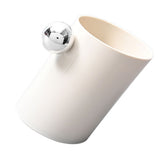 Eyebrow Pencil Holder Simple Plastic Multifunctional Space Saving Easy Access Cosmetic Brush Holder Organizer for Bedroom Desktop