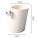 Eyebrow Pencil Holder Simple Plastic Multifunctional Space Saving Easy Access Cosmetic Brush Holder Organizer for Bedroom Desktop