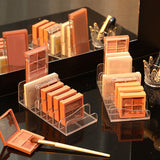 Eyeshadow Palettes Organizer Clear Divided Makeup Palettes Storage Rack for Dressing Table
