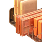 Eyeshadow Palettes Organizer Clear Divided Makeup Palettes Storage Rack for Dressing Table