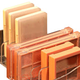Eyeshadow Palettes Organizer Clear Divided Makeup Palettes Storage Rack for Dressing Table