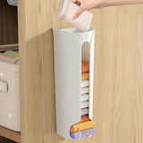 Wall Mounted Underwear Storage Box Plastic Socks Organizer Space Saving High Capacity Household Supplies