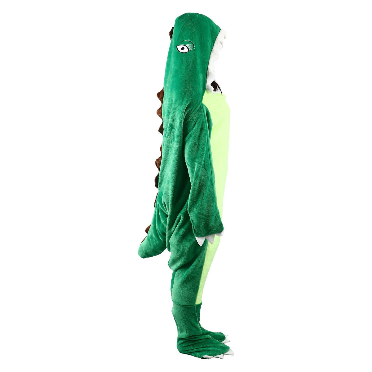 Dinosaur Robe Pajama Wearable Dinosaur Blanket Super Soft Dinosaur Blanket Hoodie for Kids Adults M 140cm