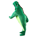 Dinosaur Robe Pajama Wearable Dinosaur Blanket Super Soft Dinosaur Blanket Hoodie for Kids Adults M 140cm