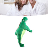 Dinosaur Robe Pajama Wearable Dinosaur Blanket Super Soft Dinosaur Blanket Hoodie for Kids Adults M 140cm - Extra Image