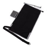 Airplane Seat Extender Portable Travel Foot Rest Airplane Must Haves for Toddlers Kids to Lie Down On Plane Black - Top-Down View