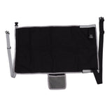 Airplane Seat Extender Portable Travel Foot Rest Airplane Must Haves for Toddlers Kids to Lie Down On Plane Black