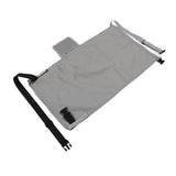 Airplane Seat Extender Portable Travel Foot Rest Airplane Must Haves for Toddlers Kids to Lie Down On Plane Gray - Side View