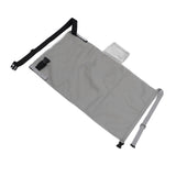 Airplane Seat Extender Portable Travel Foot Rest Airplane Must Haves for Toddlers Kids to Lie Down On Plane Gray - Top-Down View