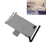 Airplane Seat Extender Portable Travel Foot Rest Airplane Must Haves for Toddlers Kids to Lie Down On Plane Gray