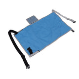 Airplane Seat Extender Portable Travel Foot Rest Airplane Must Haves for Toddlers Kids to Lie Down On Plane Blue - Front View