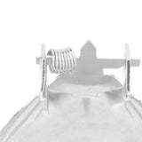 4Pcs Candle Snuffer Candle Extinguisher Metal Shell Pattern Automatic Candle Stopper for Candle Extinguishing Silver