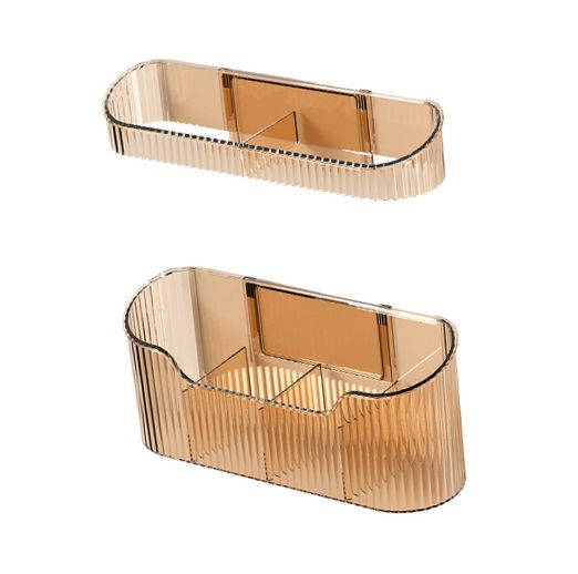Umbrella Stand Holder Wall Mounted Space Saving Umbrella Storage Drain Rack for Home Use Amber