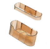 Umbrella Stand Holder Wall Mounted Space Saving Umbrella Storage Drain Rack for Home Use Amber - Side View