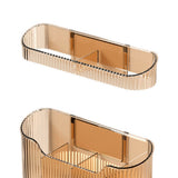 Umbrella Stand Holder Wall Mounted Space Saving Umbrella Storage Drain Rack for Home Use Amber