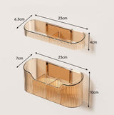 Umbrella Stand Holder Wall Mounted Space Saving Umbrella Storage Drain Rack for Home Use Amber
