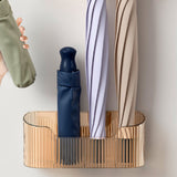 Umbrella Stand Holder Wall Mounted Space Saving Umbrella Storage Drain Rack for Home Use Amber - Extra Image