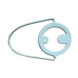 Silicone Coffee Carrier Reusable Portable Beverage Drink Cup Carrier Holder for Outdoor Travel Light Green - Front View