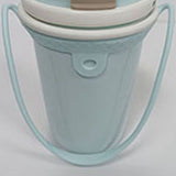 Silicone Coffee Carrier Reusable Portable Beverage Drink Cup Carrier Holder for Outdoor Travel Light Green