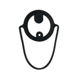 Silicone Coffee Carrier Reusable Portable Beverage Drink Cup Carrier Holder for Outdoor Travel Black