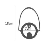 Silicone Coffee Carrier Reusable Portable Beverage Drink Cup Carrier Holder for Outdoor Travel Black