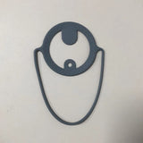 Silicone Coffee Carrier Reusable Portable Beverage Drink Cup Carrier Holder for Outdoor Travel Gray - 45-Degree Angle